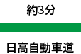 日高自動車道 約3分